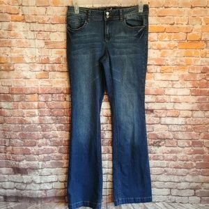 Earl flare blue jeans